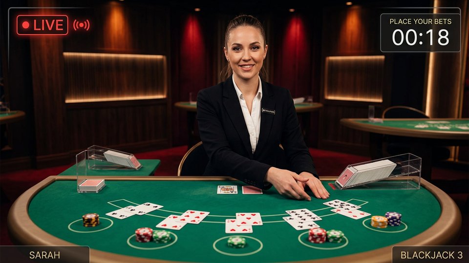 Cat Casino live dealer table